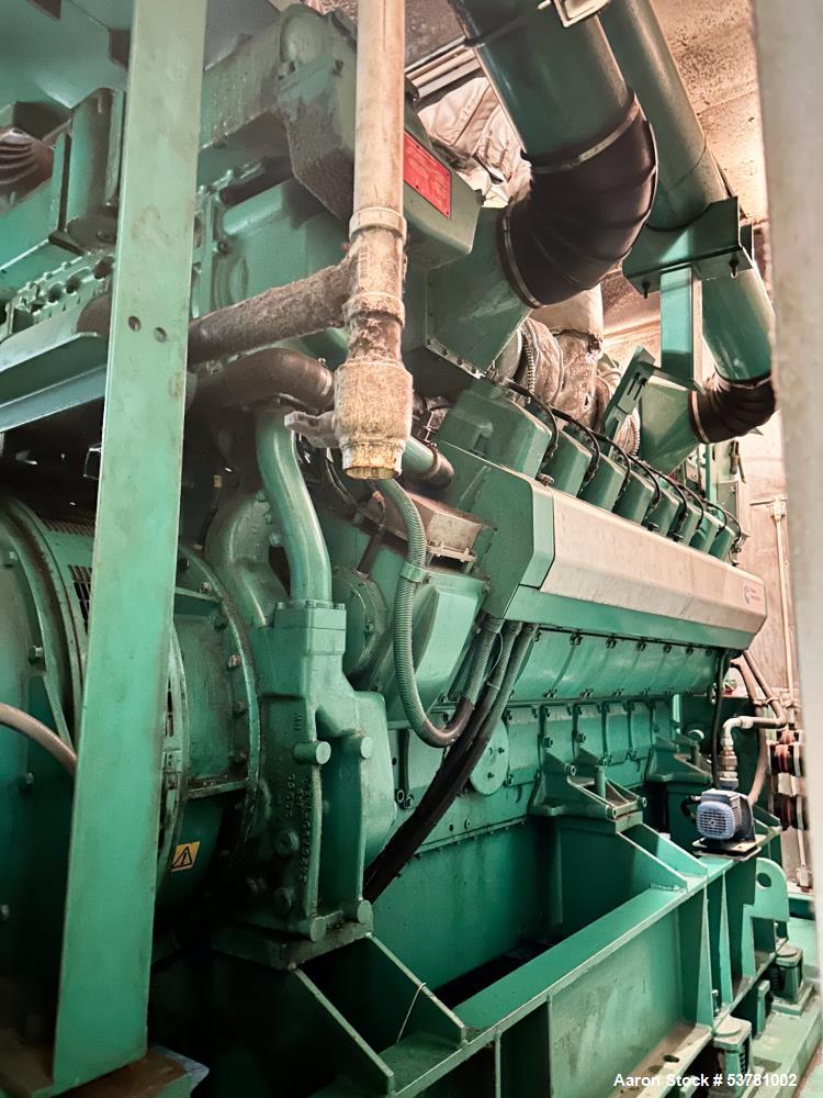 Used Cummins 1100CGMA 1.1MW Natural Gas Generator – QSV-81G Engine, Stamford AVK